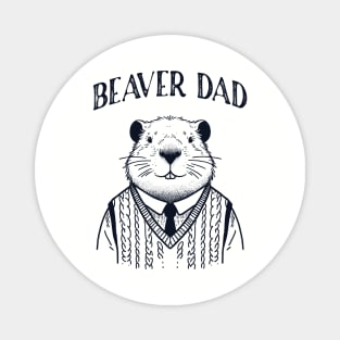 Beaver Dad Magnet